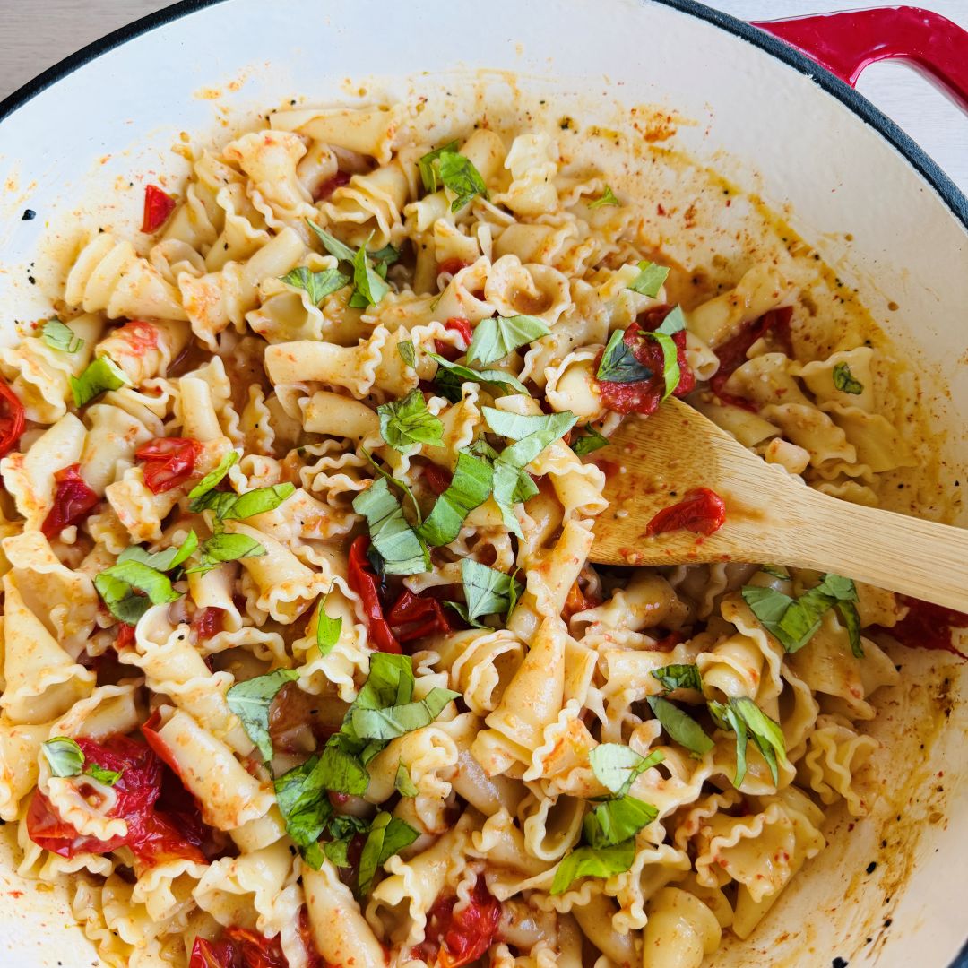 Baked Vegan Feta Pasta