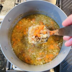 Blend with Potato Masher for Chunkier Texture or Immersion Blender for Creamier Texture