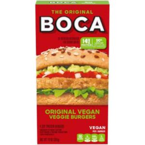 Boca Vegan Veggie Burger