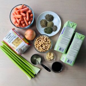 Chickpea Noodle Soup Ingredients
