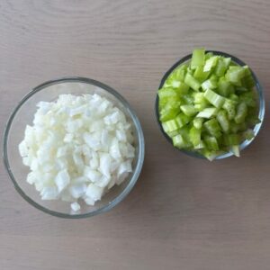 Chopped Celery & Onions Add Perfect Texture