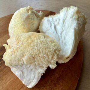 Clean & Tear Apart Lions Mane Mushroom