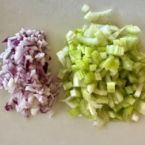 Dice Red Onion & Celery