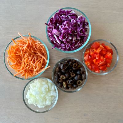 Zesty Veggie Pasta Salad Organizing A Plant Based Life