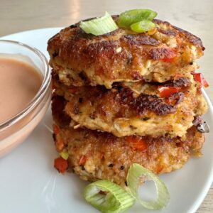 Lions Mane Crab Cakes