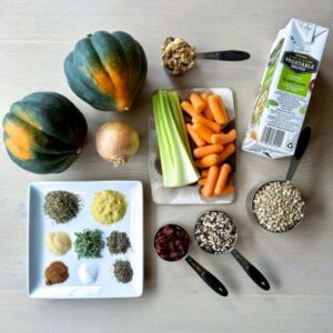 Loaded Acorn Squash Ingredients