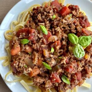 Mushroom Bolognese