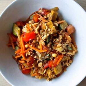 Peanut Noodles w Veggies