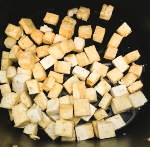 Press, Dice, and Cook Tofu