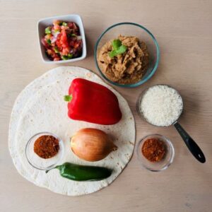Refried Bean Burrito Ingredients