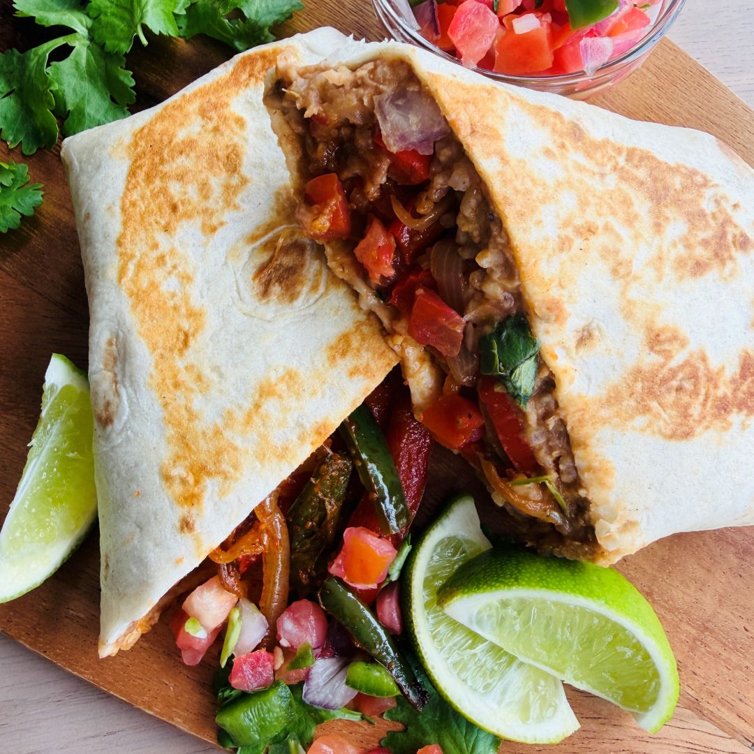Refried Bean Burrito