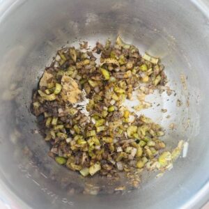 Sauté Diced Onion, Celery, and Spices