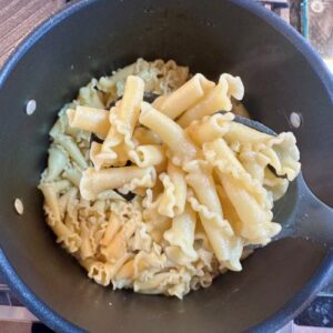 Separately Prepare Chunky Noodles to Al Dente