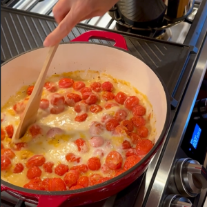 Tomato Feta Mixture After Baking