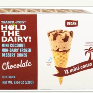 Trader Joe's Hold the Dairy Vegan Chocolate Mini Cones