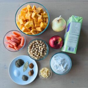 Vegan Butternut Squash Soup Ingredients