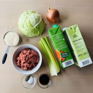 Vegan Cabbage Soup Ingredients