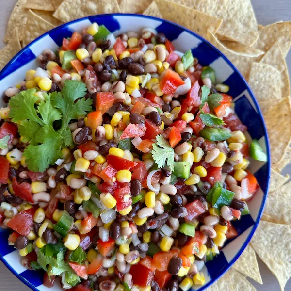 Vegan Cowboy Caviar - no cook plant-based recipe