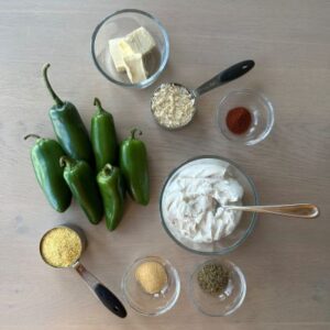 Vegan Jalapeno Poppers Ingredients