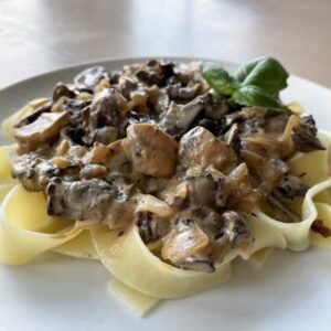 Vegan Mushroom Stroganoff