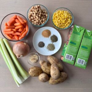 Vegan Potato Soup Ingredients