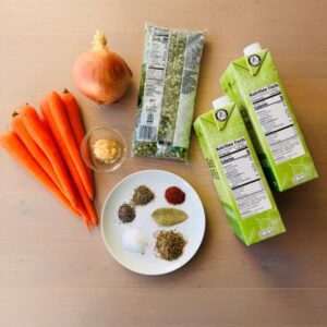 Vegan Split Pea Soup Ingredients