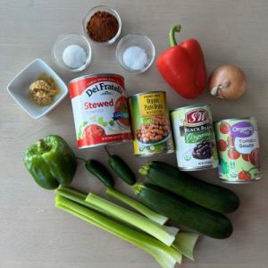 Veggie & Bean Chili Ingredients