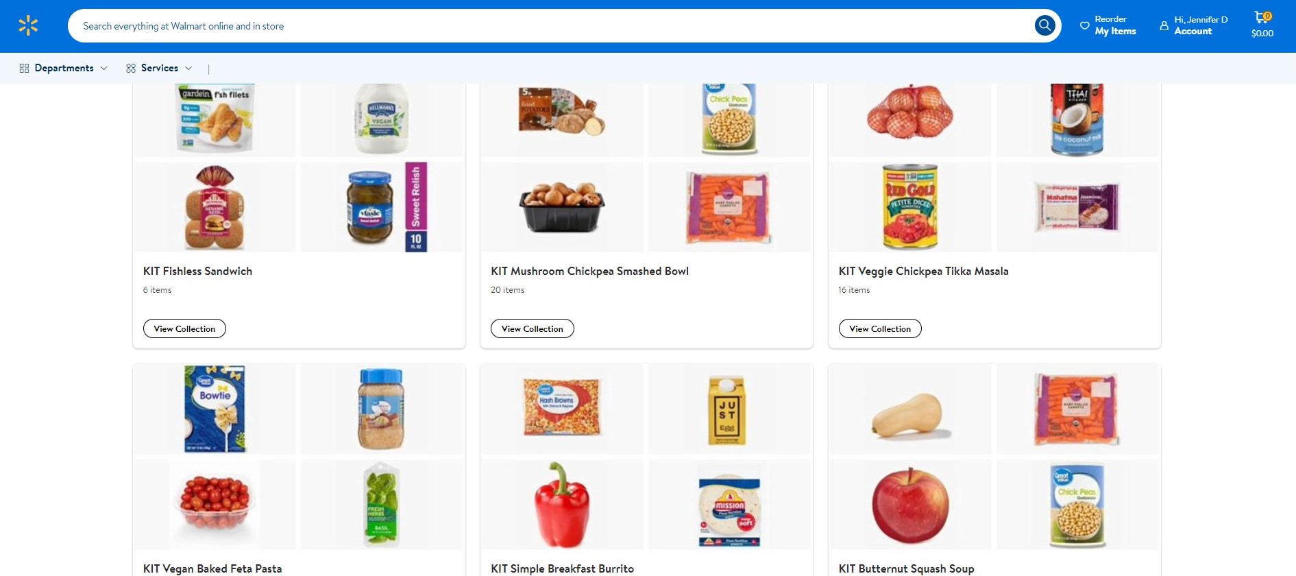 Walmart Storefront Kits & Favorites